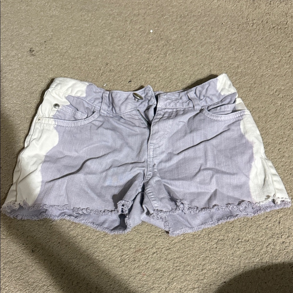 Stylish Kids' Light Gray Denim Shorts